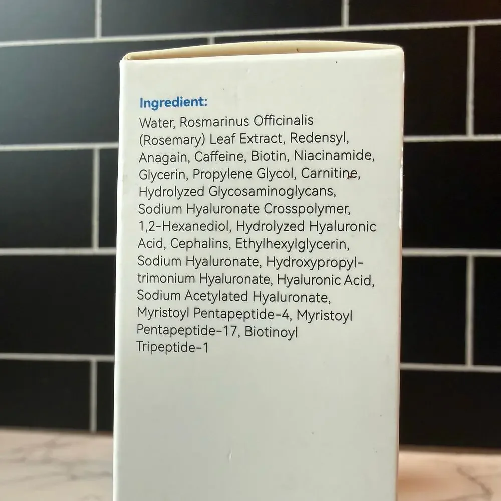 QGGQ Hair Growth Serum Roll-On Open Box